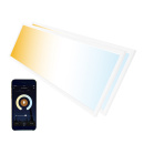 2er Set LED Panel CCT 30x120cm 36W Farbtemperatur einstellbar und dimmbar (mit der App)