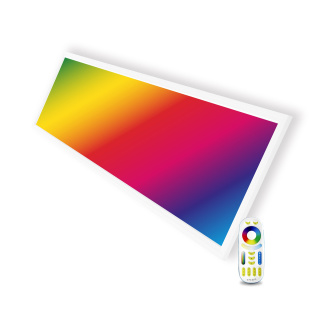 LED Panel 30x120cm 40W RGBW + CCT Farbe und Farbtemperatur einstellbar (mit Fernbedienung)